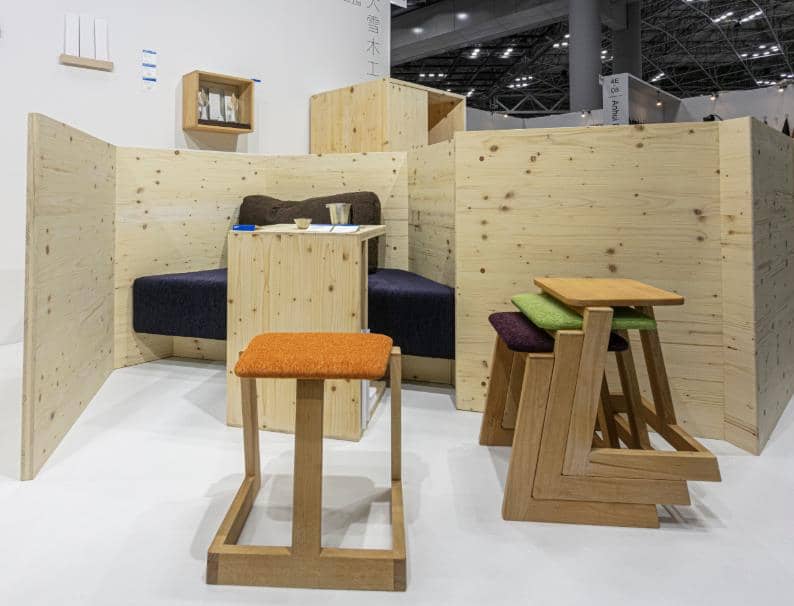 Home office prototype by Hokkaido-based designer Taisetsu no Taiesetsu Home office prototype by Hokkaido-based designer Taisetsu no Taiesetsu